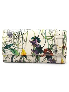 GUCCI FLORAL LONG WALLET